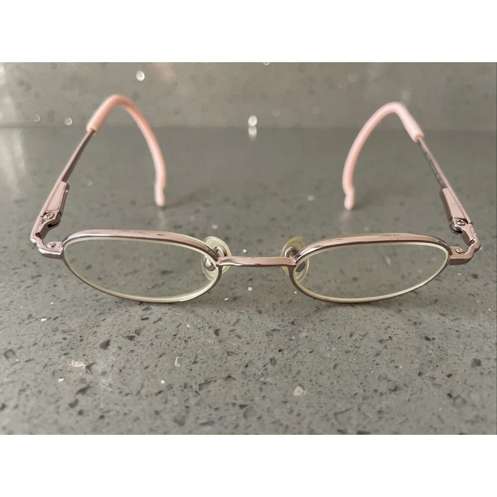 Disney Marchon 86CT 651 Eyeglasses Frames ONLY Kids Full Rim Oval 36-16-130 pink